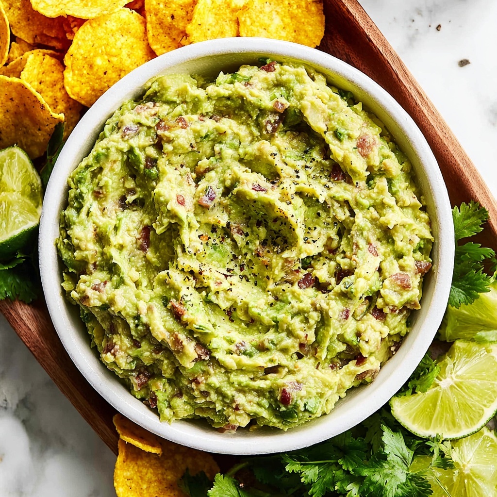Easy Homemade Guacamole Recipe - Recipe Image