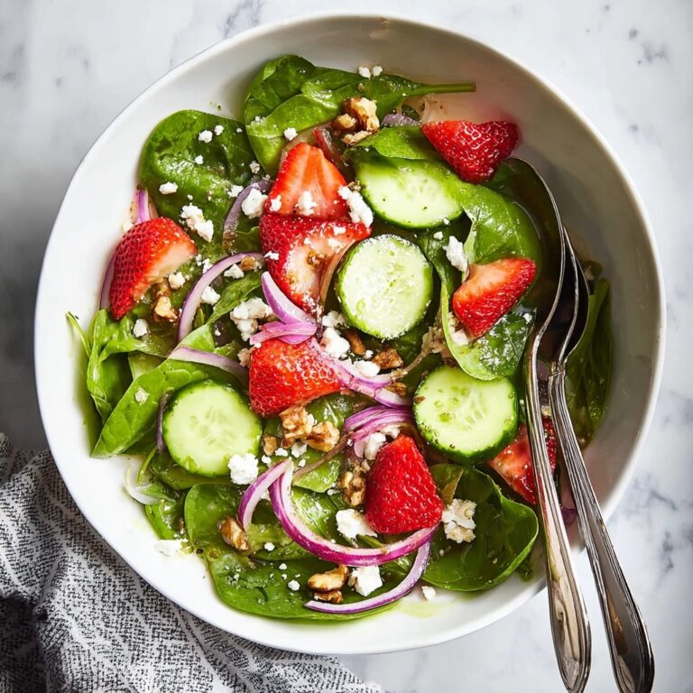 Strawberry Spinach Salad with Poppy Seed Dressing Recipe
