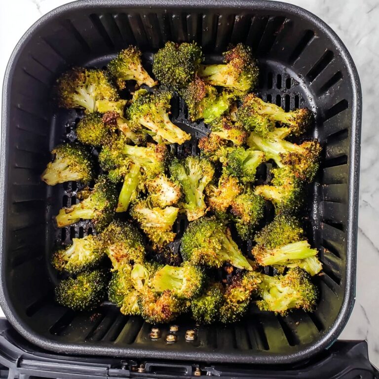 Air Fryer Parmesan Garlic Broccoli Recipe