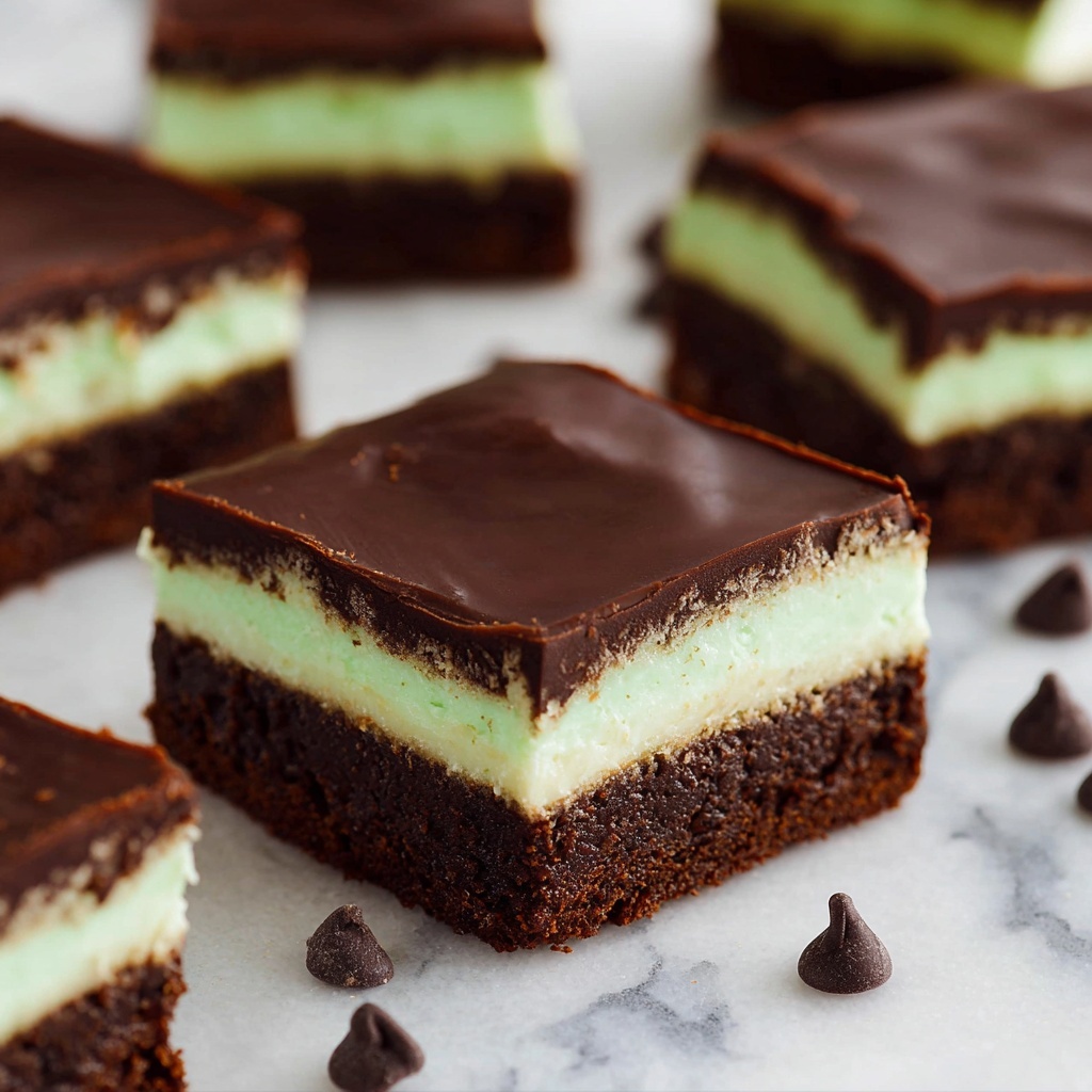 Mint Brownies Recipe - Recipe Image