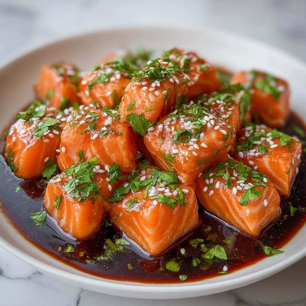 Hot Honey Salmon Bites Recipe - Recipe Image