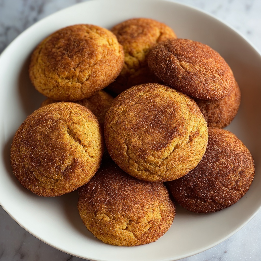 Soft Baked Spiced Pumpkin Snickerdoodles Recipe - Recipe Image