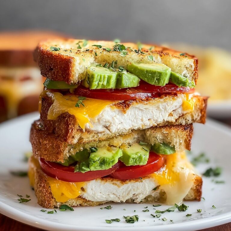 Chicken Avocado Melt Sandwich Recipe