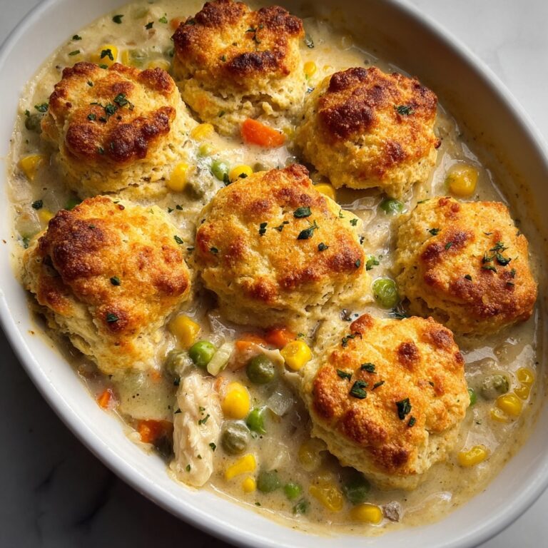 Chicken Cobbler Dinner Casserole Recipe