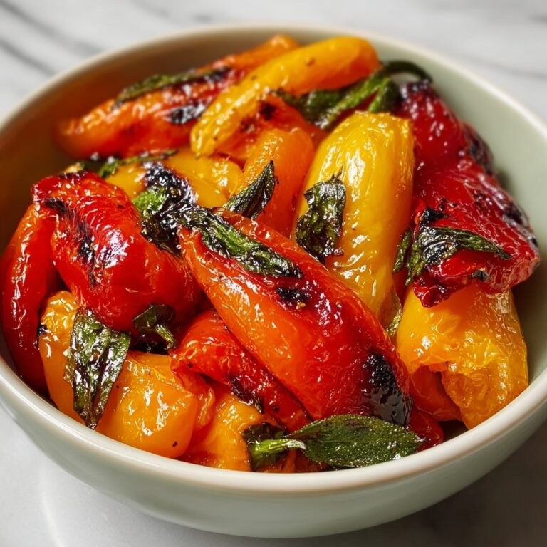 Roasted Mini Sweet Peppers with Garlic, Onion, and Smoked Paprika Recipe