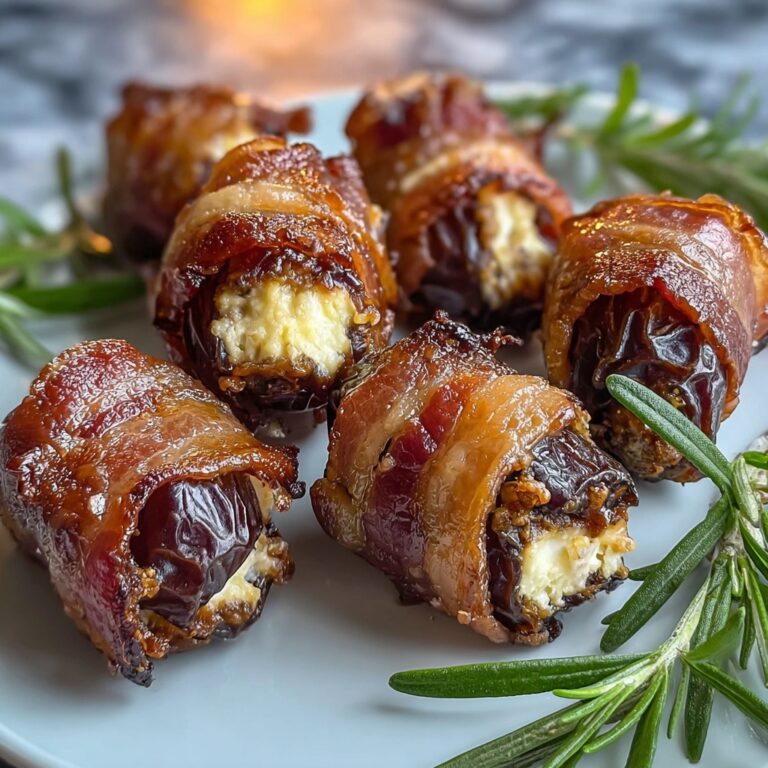 Air Fryer Brie Stuffed Dates Recipe
