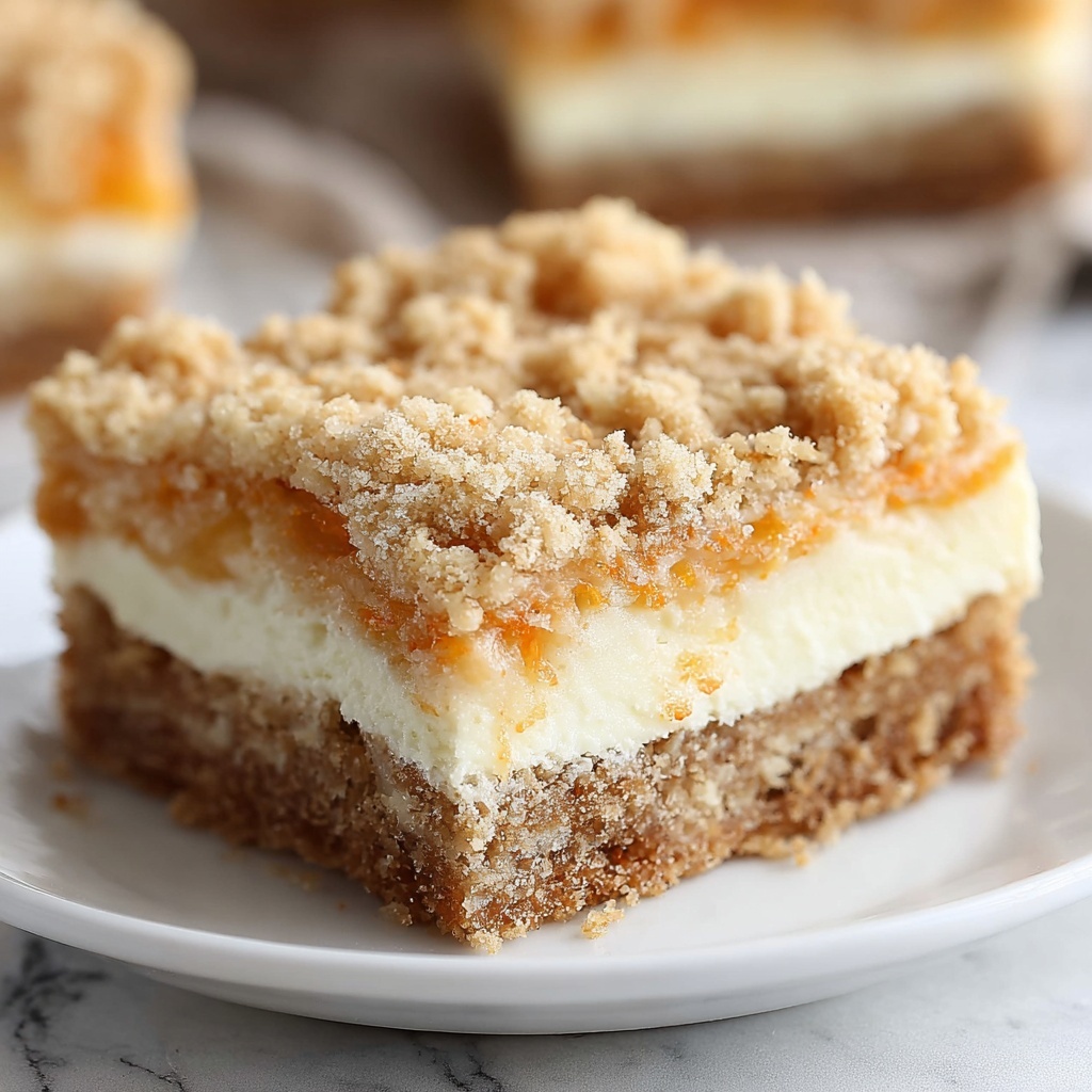 Carrot Cake Bars Recipe - Recipe Image