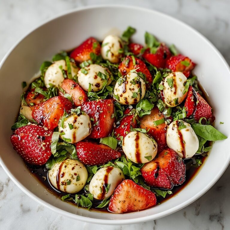 Balsamic Strawberry Caprese: A Fresh Twist on a Classic Salad Recipe