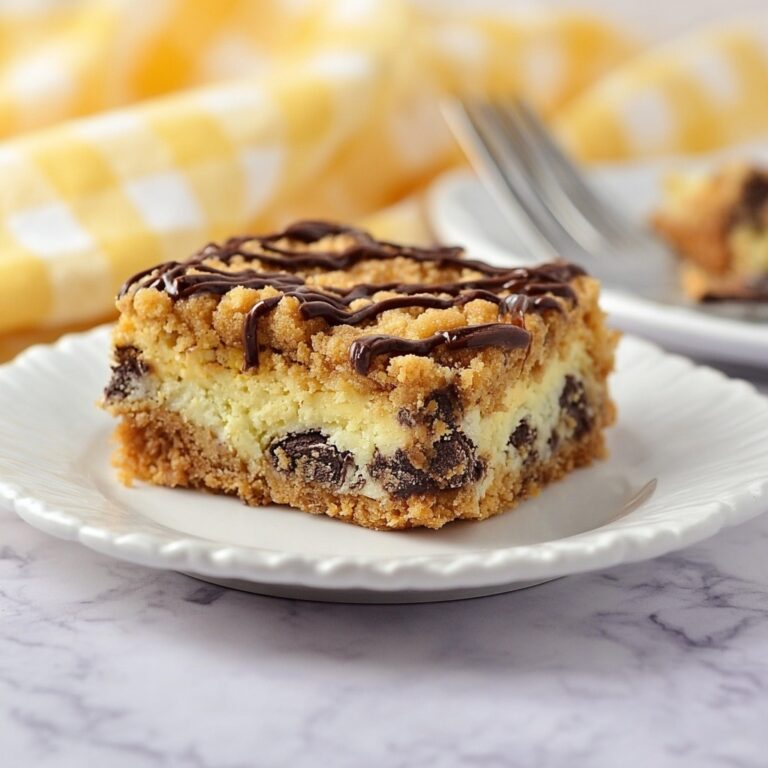 Chocolate Chip Cheesecake Bars Recipe