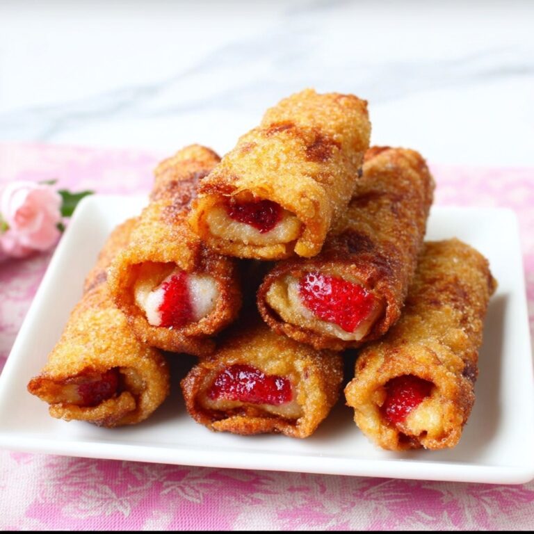 Strawberry French Toast Roll Ups Recipe