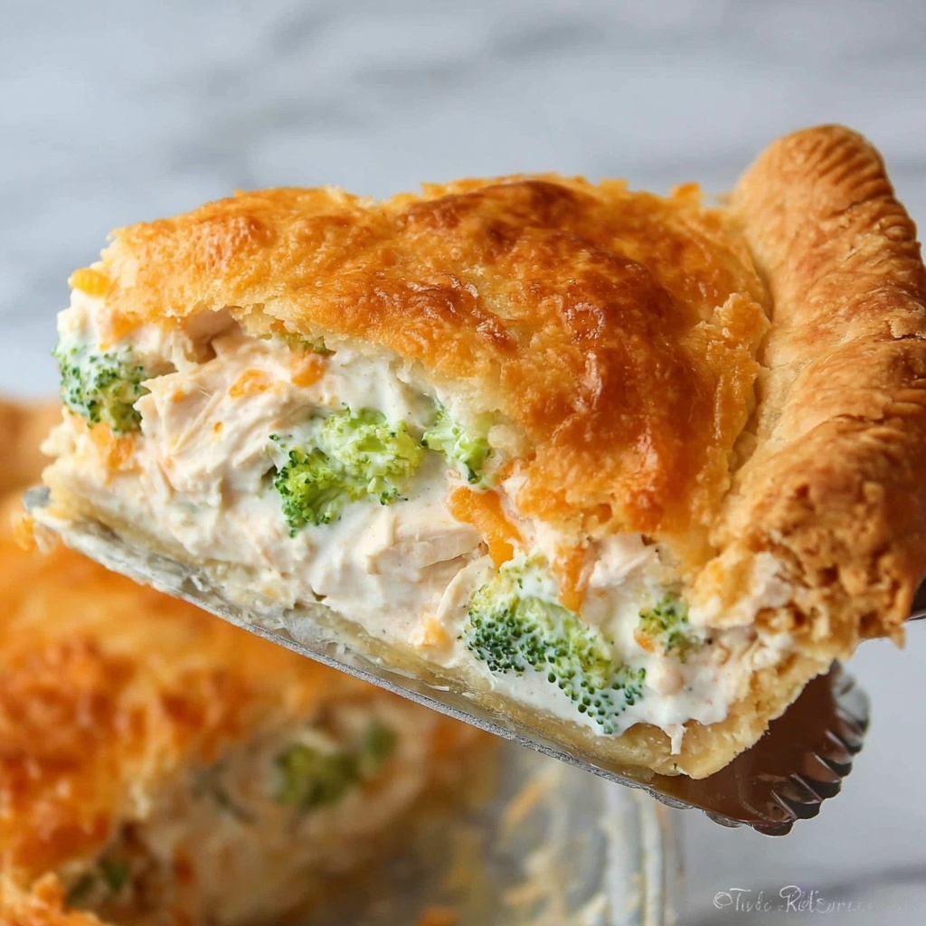 Chicken and Broccoli Crescent Roll Ring Recipe - Recipe Image