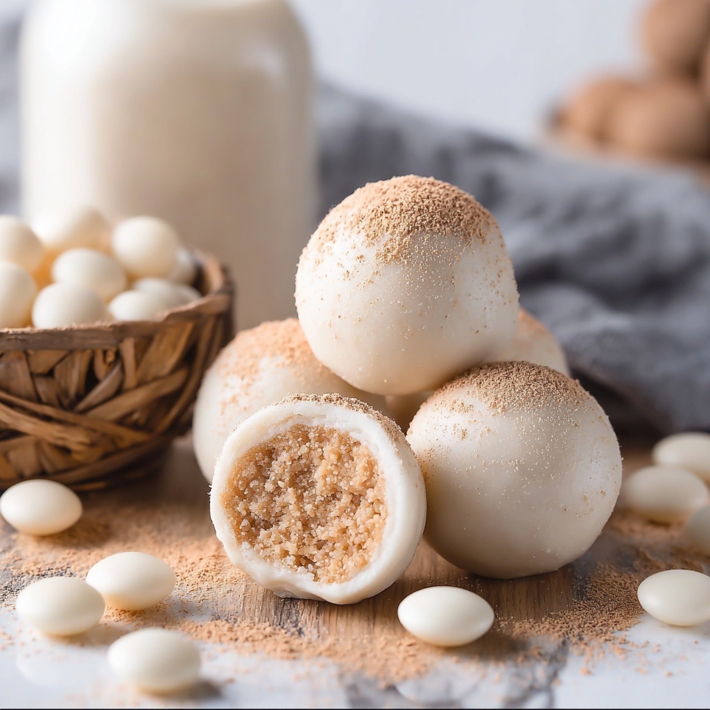 Eggnog Cake Balls Recipe - Recipe Image