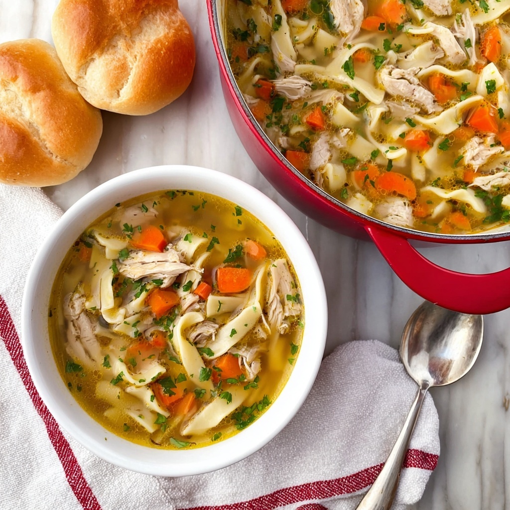 Homemade Chicken Noodle Soup Recipe - Recipe Image