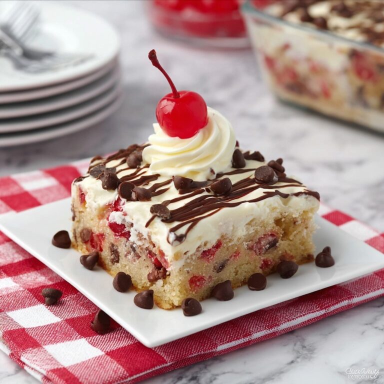 Cherry Garcia Sheet Cake Recipe