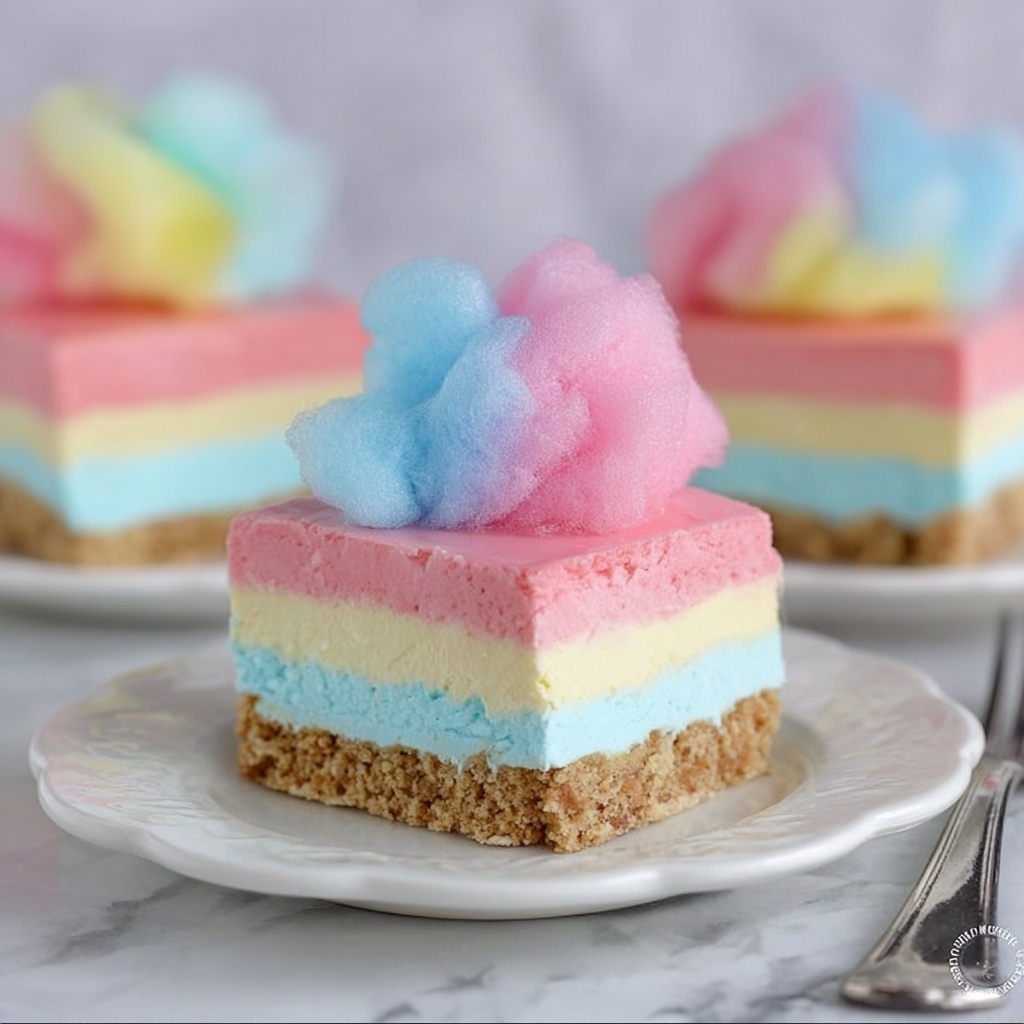 Cotton Candy Cheesecake Recipe - Recipe Image