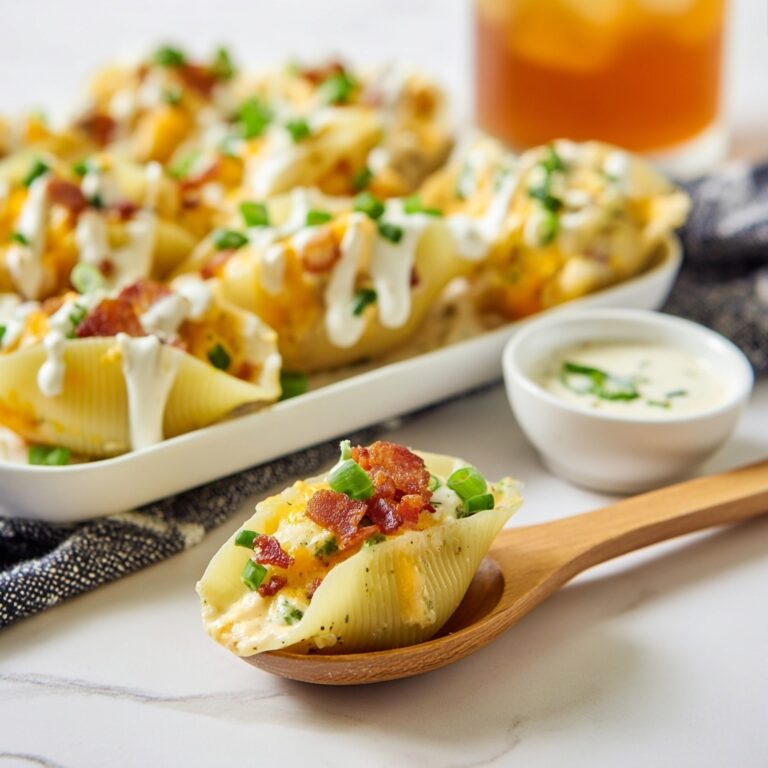 Crack Chicken Stuffed Shells Recipe