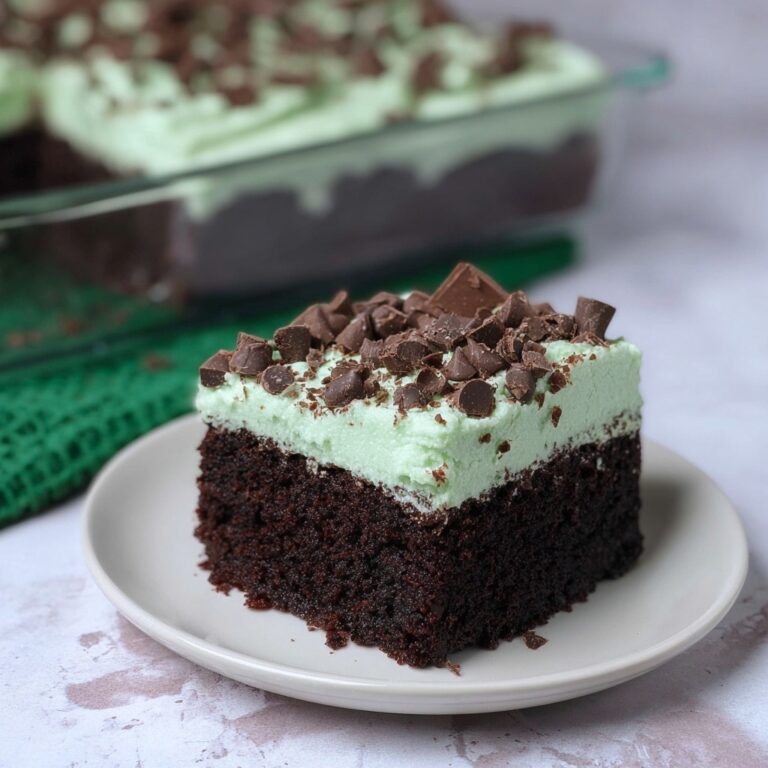 Andes Mint Poke Cake Recipe