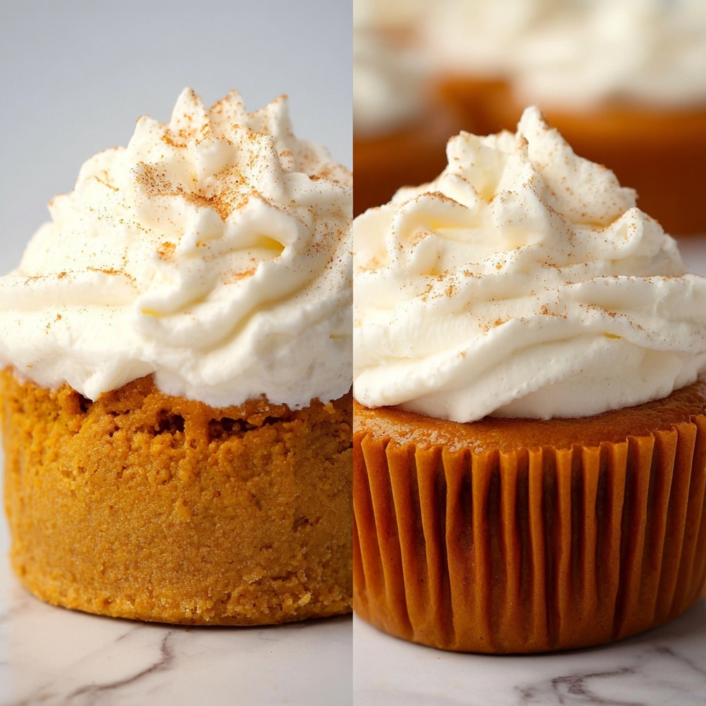 Pumpkin Pie Cupcakes Recipe - Recipe Image