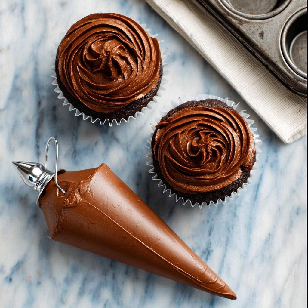 5-Minute Chocolate Buttercream Frosting Recipe - Recipe Image