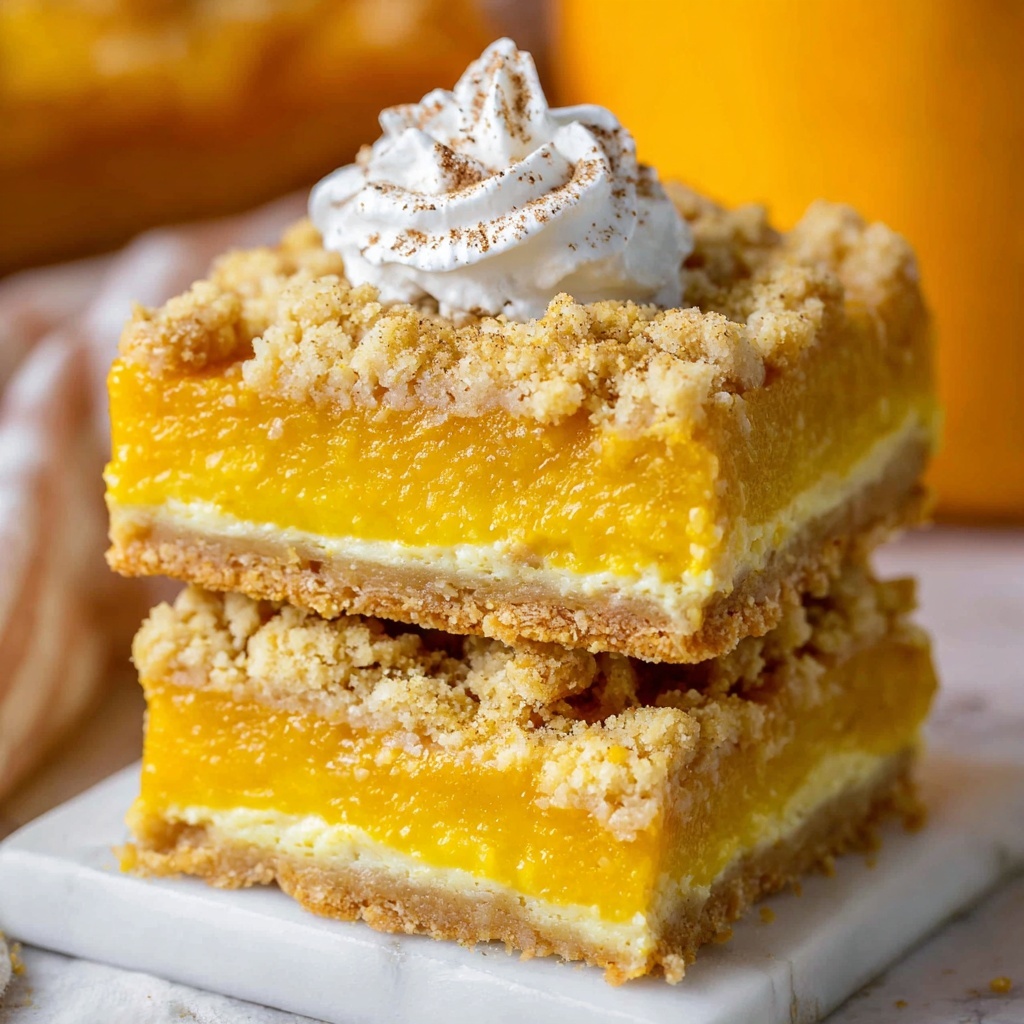 Pumpkin Cheesecake Bars Recipe - Recipe Image