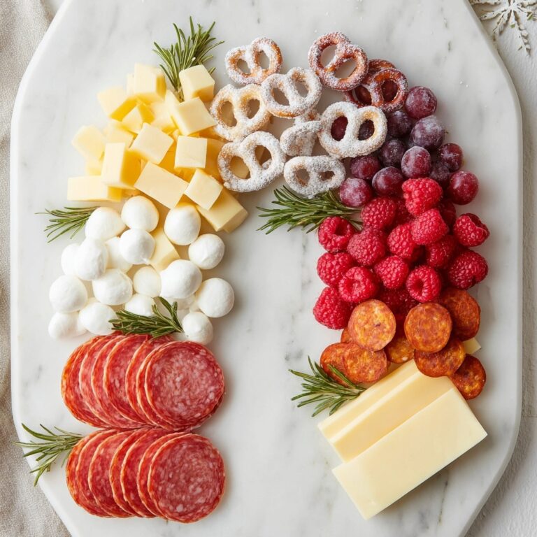 Candy Cane Charcuterie Board Recipe