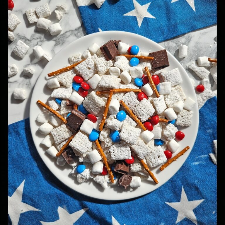 Patriotic S’mores Chex Mix Recipe