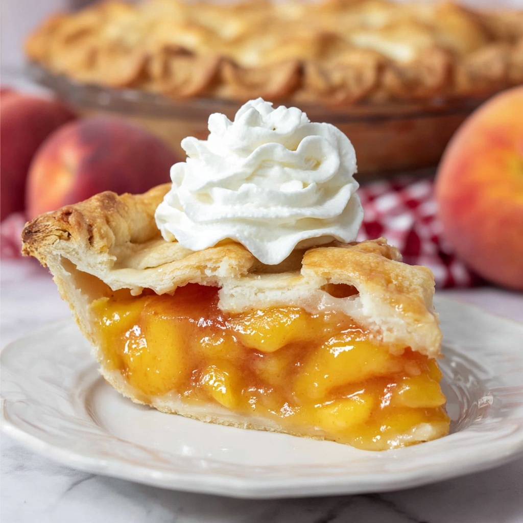 Easy Peach Pie Recipe - Recipe Image