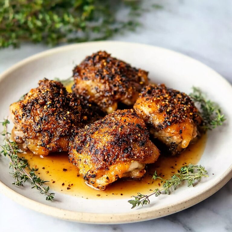 Crispy Baked Chicken Thighs Recipe