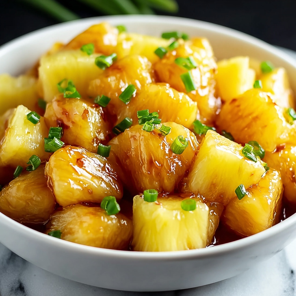 Irresistibly Juicy Brown Sugar Pineapple Chicken Recipe - Recipe Image