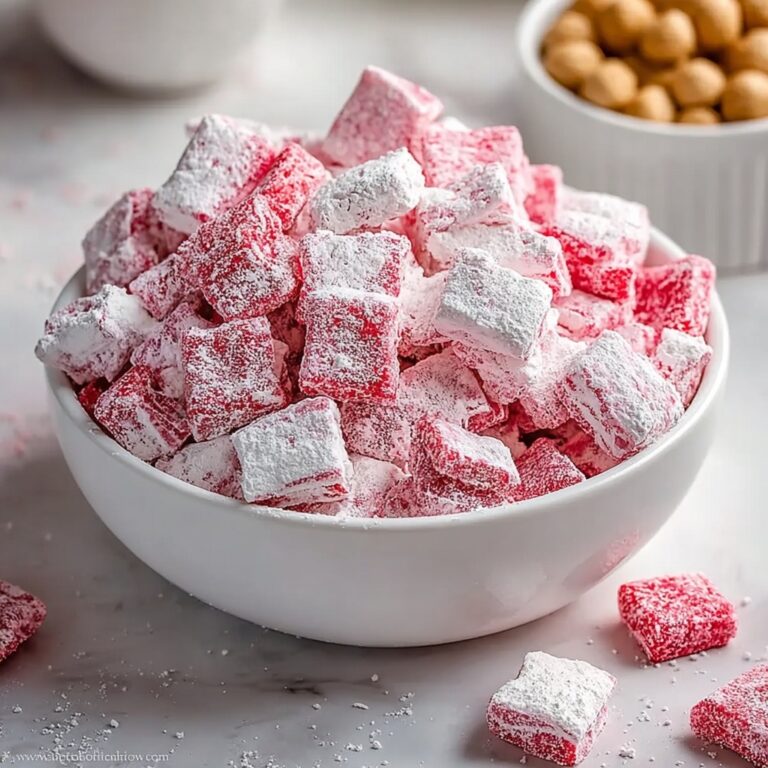 Irresistibly Creamy Cherry Cheesecake Puppy Chow Delight Recipe