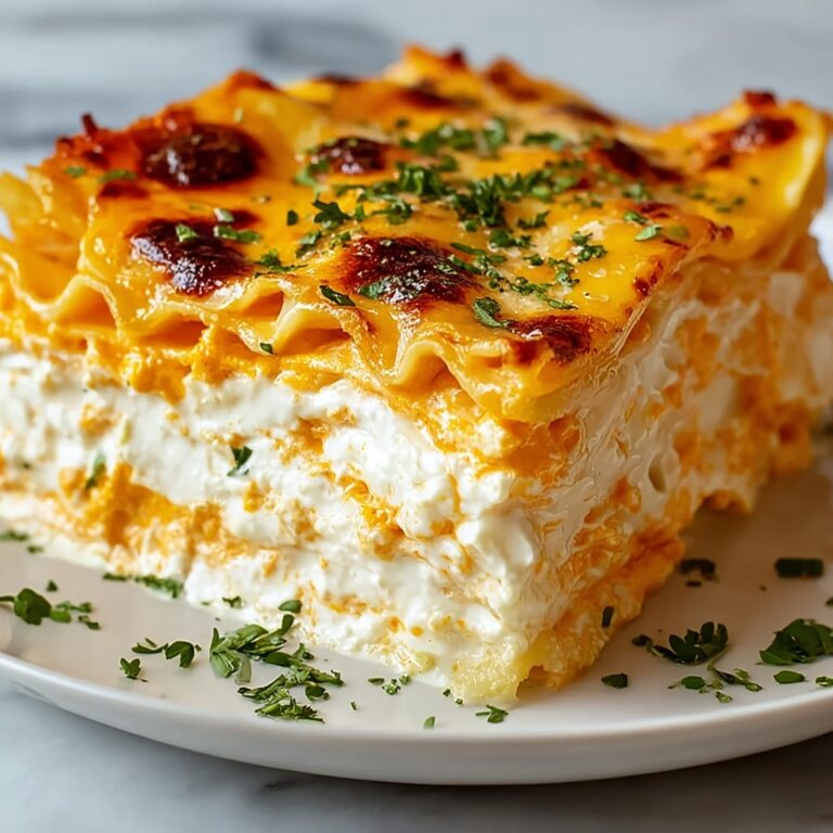 Cheesy Buffalo Ranch Chicken Lasagna Recipe