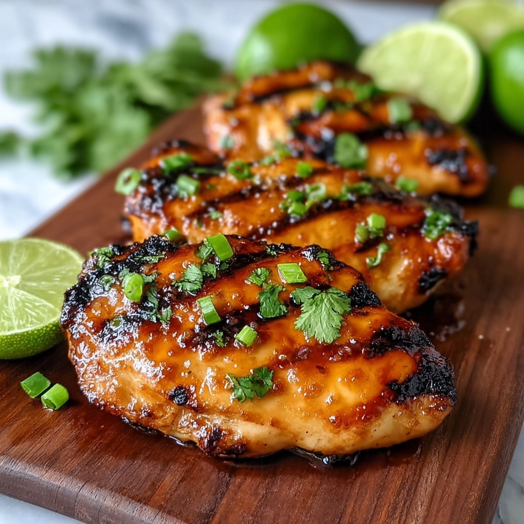 Irresistible Grilled Spicy Honey Lime Chicken Recipe - Recipe Image