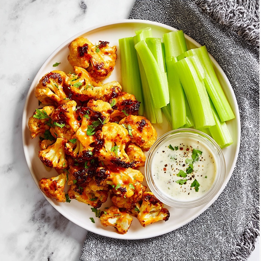 Buffalo Cauliflower Wings Recipe - Recipe Image