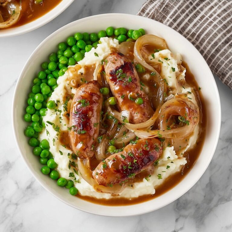 Bangers and Mash with Onion Gravy Recipe
