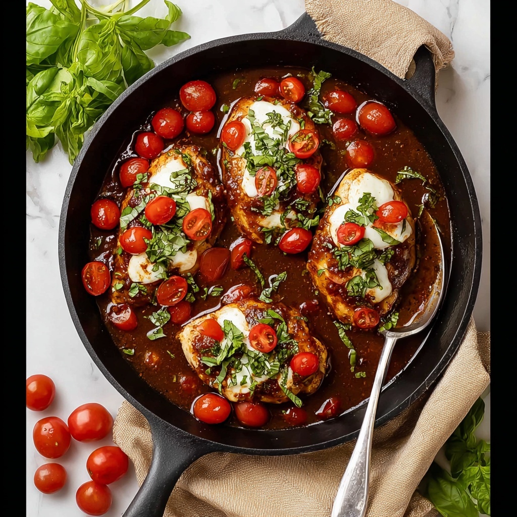 Caprese Chicken Skillet Recipe - Recipe Image