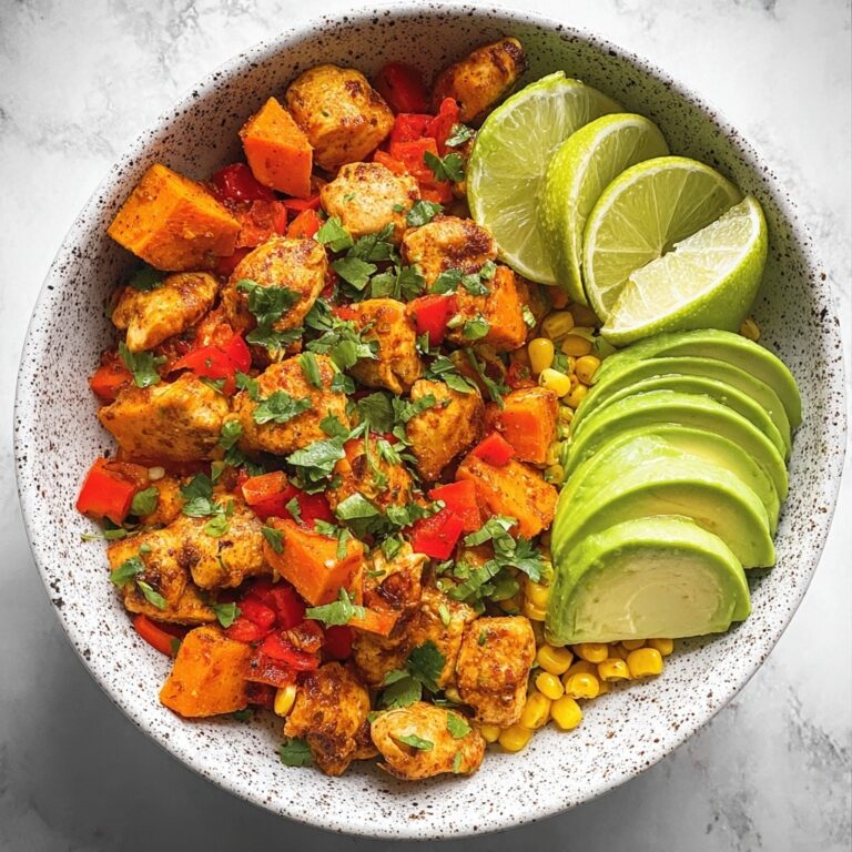 Chili Lime Sweet Potato and Chicken Skillet Recipe