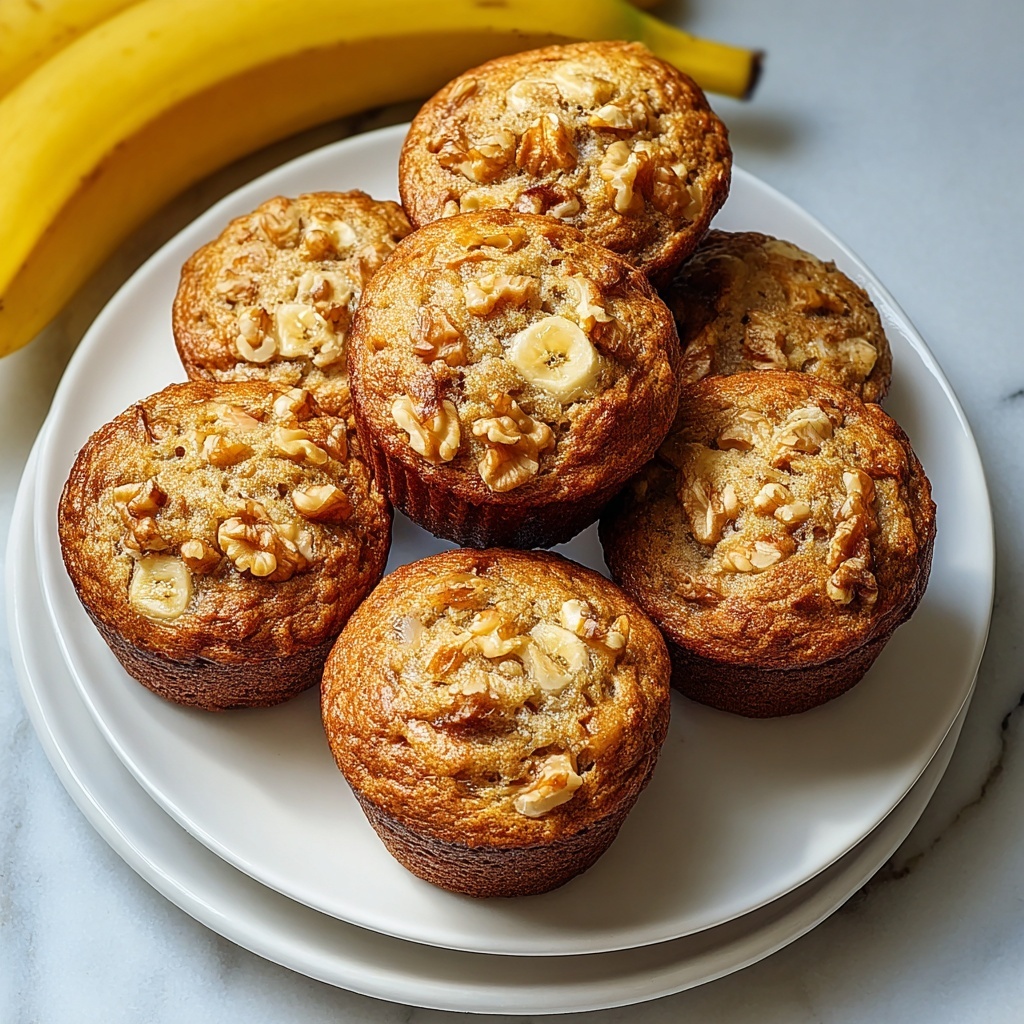 Healthy Greek Yogurt Banana Muffins Recipe - Recipe Image