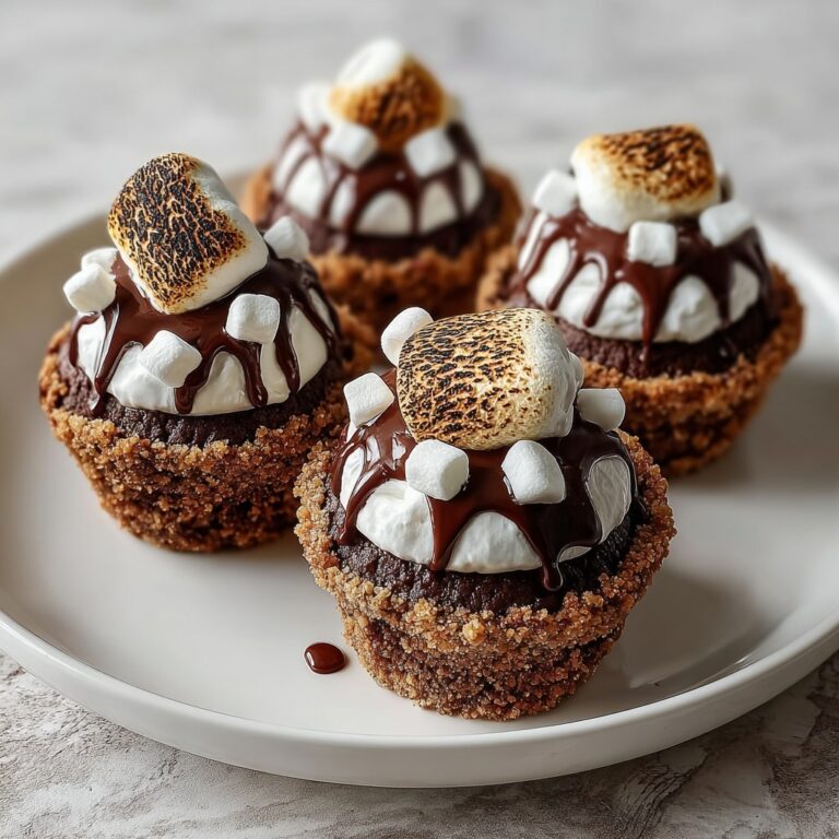 Gooey Chocolate S’mores Cupcakes Recipe