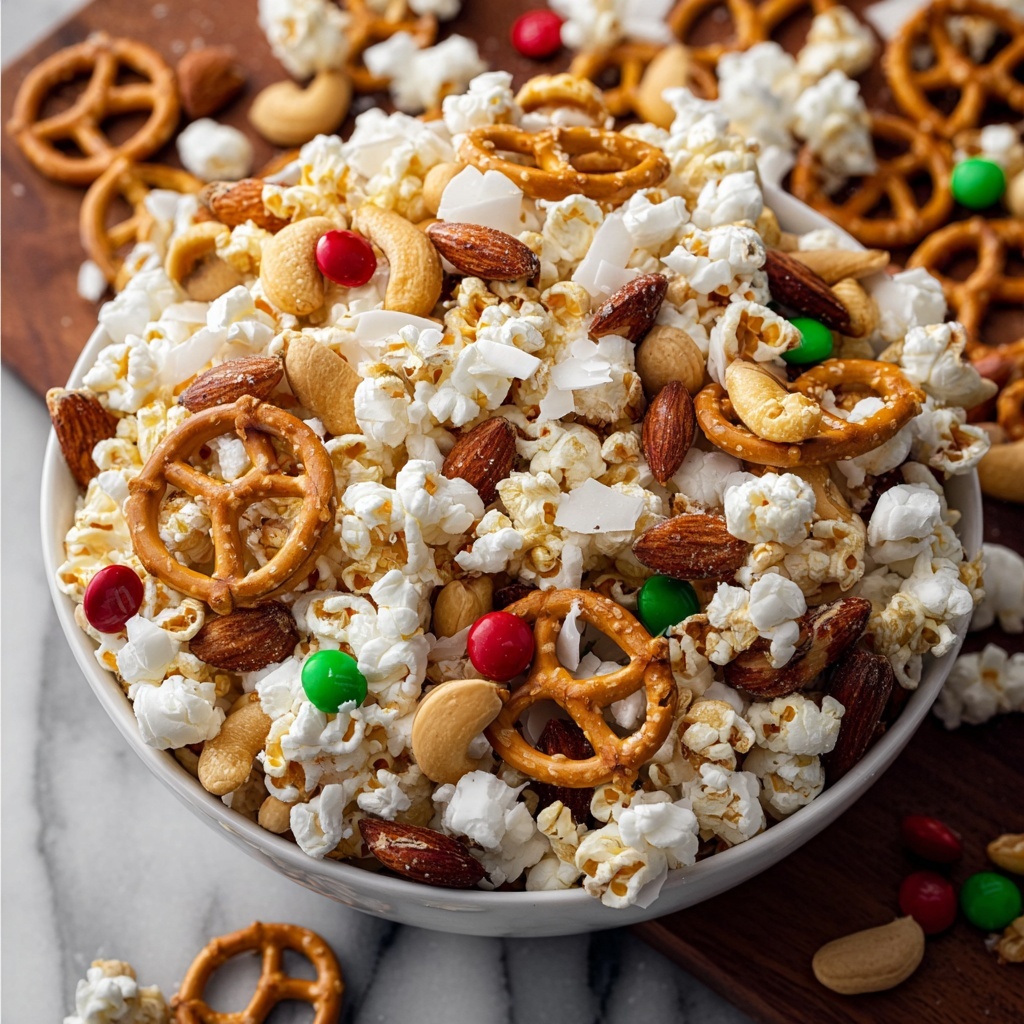 Homemade Caramel Snack Mix Recipe - Recipe Image