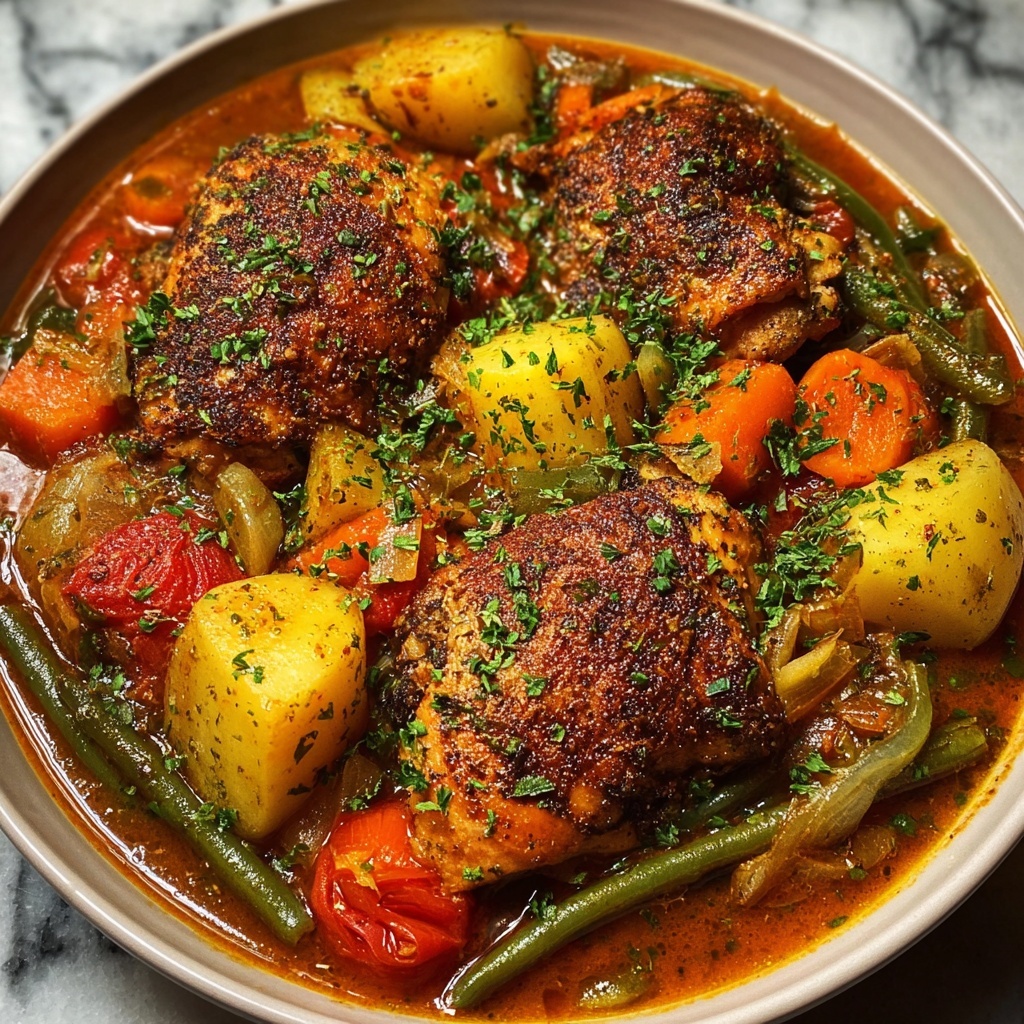 Hearty Chicken and Vegetable Stew Recipe - Recipe Image