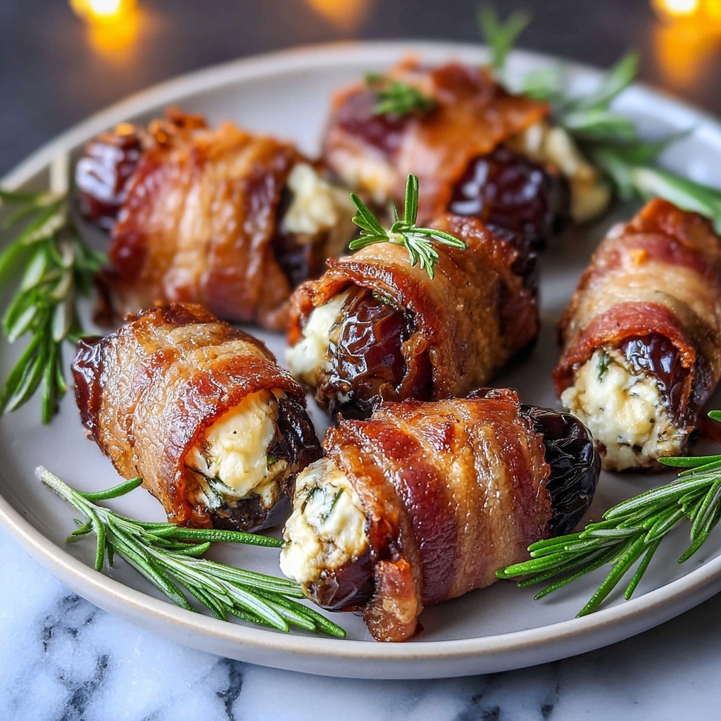 Air Fryer Brie Stuffed Dates Recipe - Recipe Image