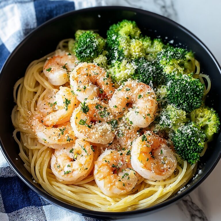 Lemon and Broccoli Pasta with Shrimp Recipe