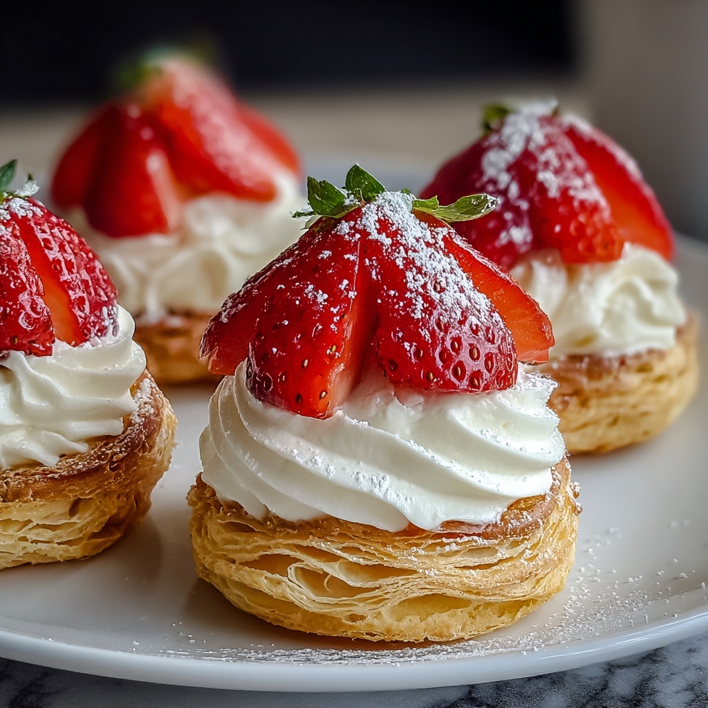 Strawberry Cream Puffs Recipe - Recipe Image
