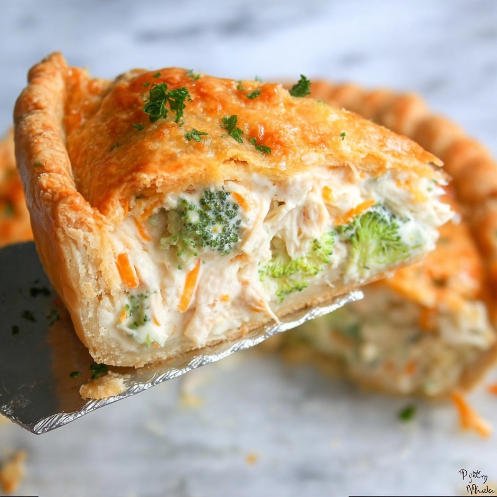 Chicken and Broccoli Crescent Roll Ring Recipe - Recipe Image