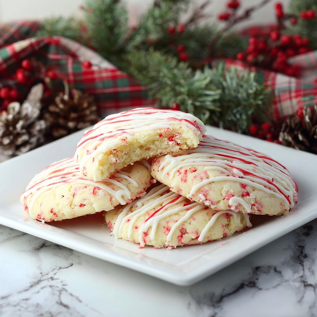 Peppermint Cheesecake Cookies Recipe - Recipe Image