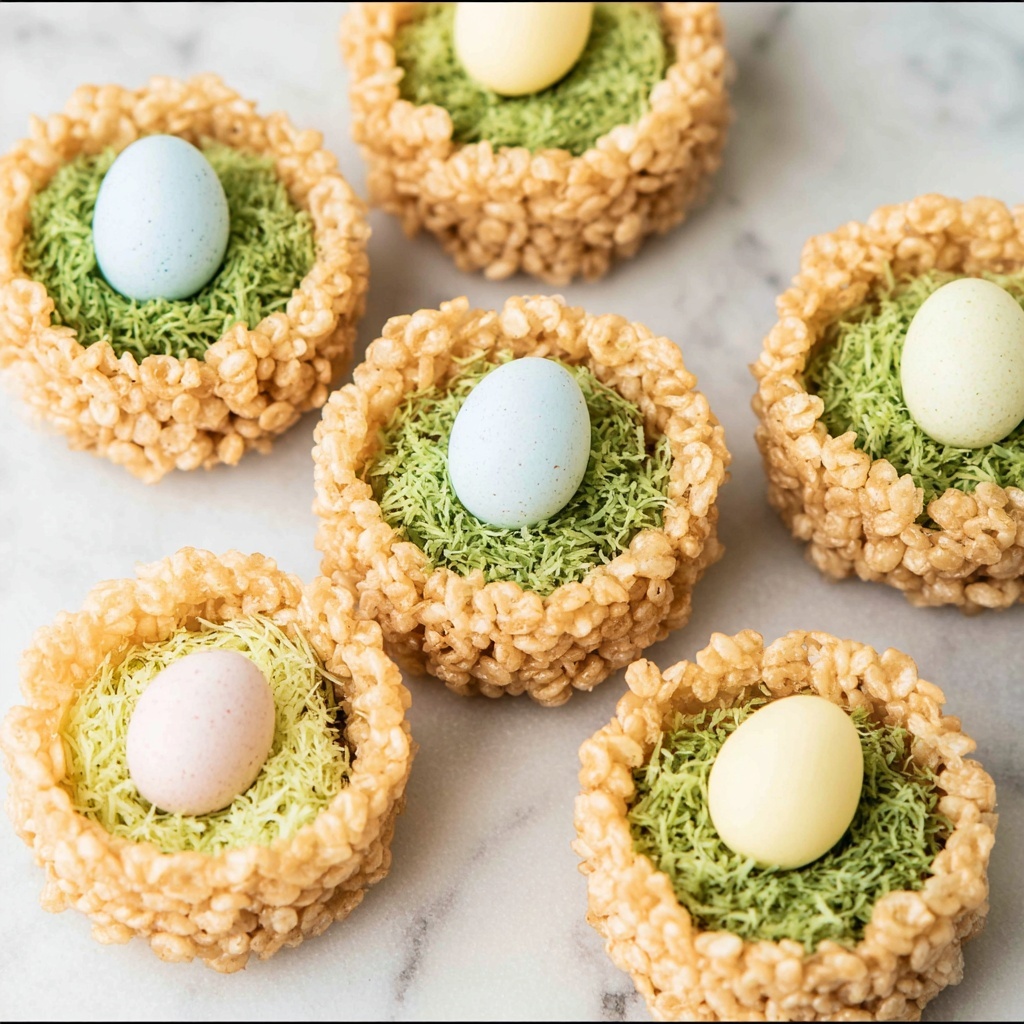 Rice Krispie Bird Nests Recipe - Recipe Image