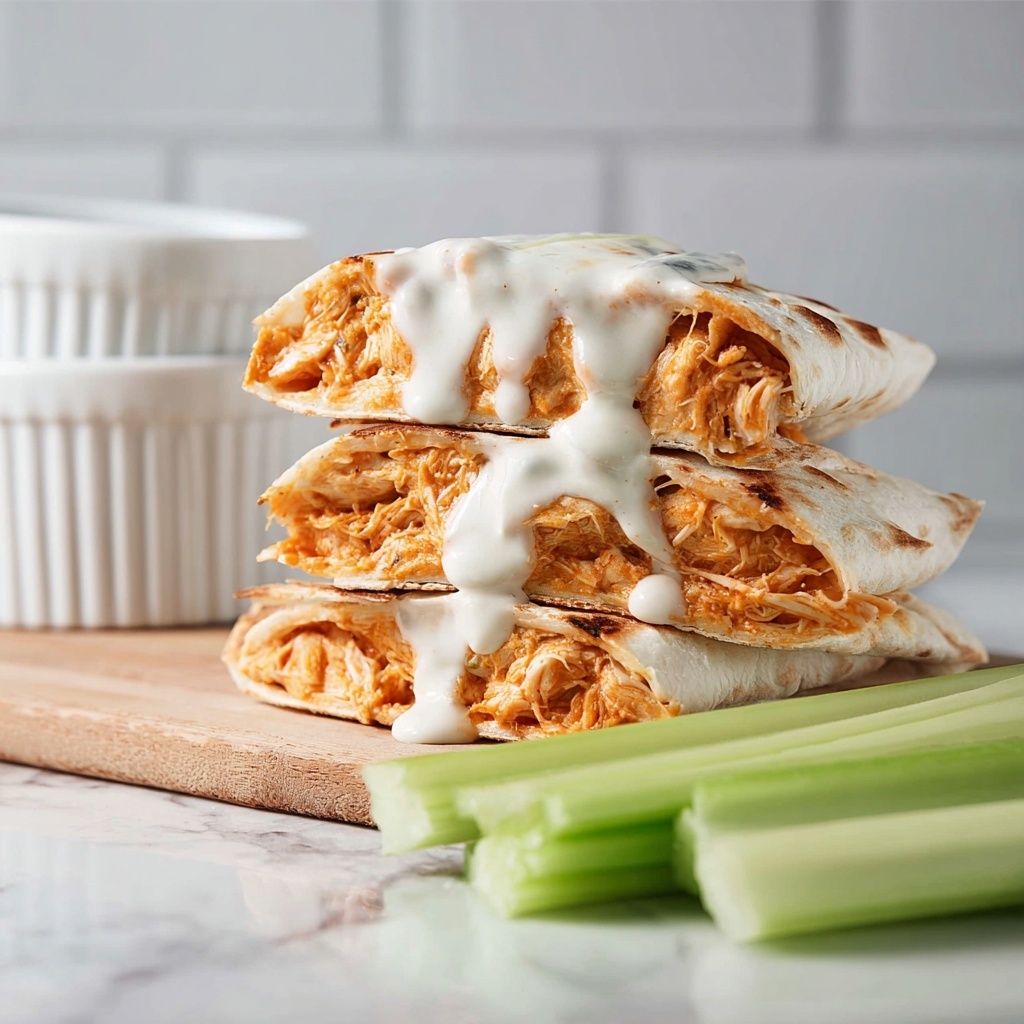 Buffalo Chicken Quesadillas Recipe - Recipe Image