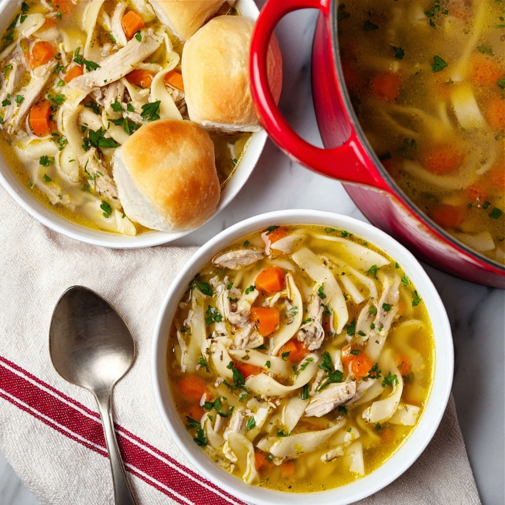 Homemade Chicken Noodle Soup Recipe - Recipe Image