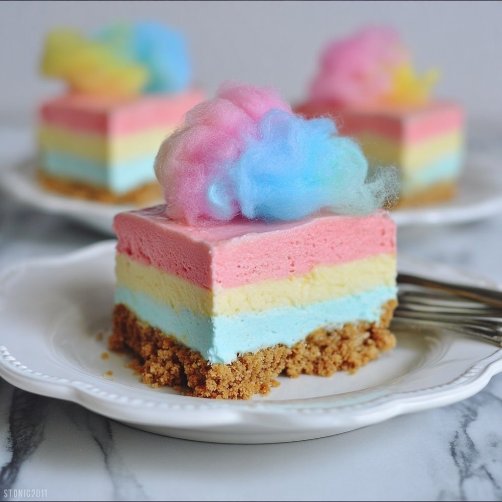 Cotton Candy Cheesecake Recipe - Recipe Image