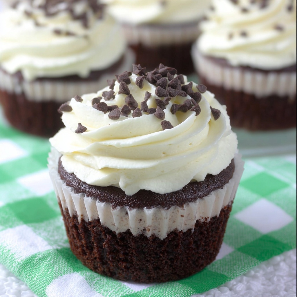 Mini Chocolate Mousse Cheesecake Recipe - Recipe Image